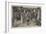 Pilgrims Praying in a Temple, Japan-Charles Edwin Fripp-Framed Giclee Print