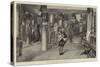 Pilgrims Praying in a Temple, Japan-Charles Edwin Fripp-Stretched Canvas
