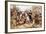 Pilgrims: Thanksgiving, 1621-null-Framed Giclee Print