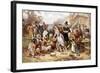 Pilgrims: Thanksgiving, 1621-null-Framed Giclee Print