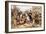 Pilgrims: Thanksgiving, 1621-null-Framed Giclee Print