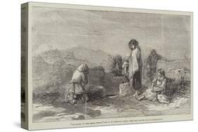 Pilgrims to the Holy Well-Francis William Topham-Stretched Canvas