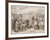 Pilgrims under Escort of Knights Templars, in Sight of Jerusalem-Edouard Zier-Framed Giclee Print