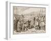 Pilgrims under Escort of Knights Templars, in Sight of Jerusalem-Edouard Zier-Framed Giclee Print