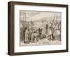 Pilgrims under Escort of Knights Templars, in Sight of Jerusalem-Edouard Zier-Framed Giclee Print