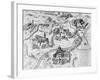 Pilgrims Visiting Seven Churches of Rome During Holy Year of 1575, Italy, 16th Century-null-Framed Giclee Print