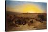 Pilgrims Worshipping Outside Jerusalem-Charles Theodore Frere-Stretched Canvas