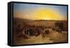 Pilgrims Worshipping Outside Jerusalem-Charles Theodore Frere-Framed Stretched Canvas