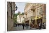 Pilies Gatve with the Old Castle in the Background, Vilnius, Lithuania, Baltic States-Gary Cook-Framed Photographic Print