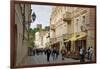 Pilies Gatve with the Old Castle in the Background, Vilnius, Lithuania, Baltic States-Gary Cook-Framed Photographic Print