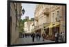 Pilies Gatve with the Old Castle in the Background, Vilnius, Lithuania, Baltic States-Gary Cook-Framed Photographic Print