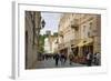 Pilies Gatve with the Old Castle in the Background, Vilnius, Lithuania, Baltic States-Gary Cook-Framed Photographic Print