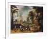 Pillage of a Village-Sebastian Vrancx-Framed Giclee Print