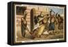 Pillage of Trebizond, October 1895-null-Framed Stretched Canvas