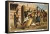 Pillage of Trebizond, October 1895-null-Framed Stretched Canvas