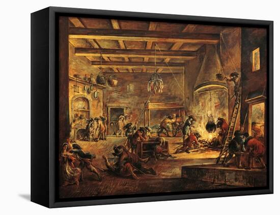 Pillaging Kitchen-Francesco Simonini-Framed Stretched Canvas