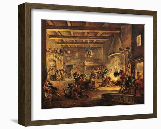 Pillaging Kitchen-Francesco Simonini-Framed Giclee Print