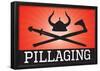Pillaging Red Sports Style Poster Print-null-Framed Poster