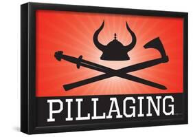 Pillaging Red Sports Style Poster Print-null-Framed Poster