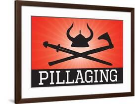 Pillaging Red Sports Style-null-Framed Art Print