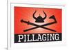 Pillaging Red Sports Style-null-Framed Art Print