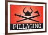 Pillaging Red Sports Style-null-Framed Art Print