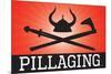Pillaging Red Sports Style-null-Mounted Art Print