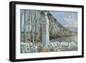 Pillar and Moon-Paul Nash-Framed Giclee Print