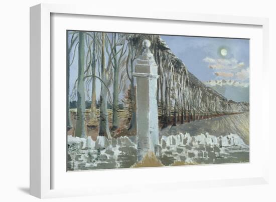 Pillar and Moon-Paul Nash-Framed Giclee Print