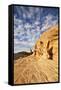 Pillar Arch in Yellow Sandstone, Valley of Fire State Park, Nevada, Usa-James Hager-Framed Stretched Canvas