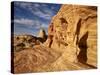 Pillar Arch in Yellow Sandstone, Valley of Fire State Park, Nevada, Usa-James Hager-Stretched Canvas