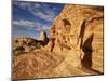 Pillar Arch in Yellow Sandstone, Valley of Fire State Park, Nevada, Usa-James Hager-Mounted Photographic Print