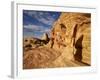 Pillar Arch in Yellow Sandstone, Valley of Fire State Park, Nevada, Usa-James Hager-Framed Photographic Print