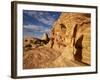 Pillar Arch in Yellow Sandstone, Valley of Fire State Park, Nevada, Usa-James Hager-Framed Photographic Print