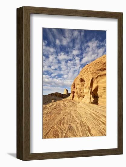 Pillar Arch in Yellow Sandstone, Valley of Fire State Park, Nevada, Usa-James Hager-Framed Photographic Print