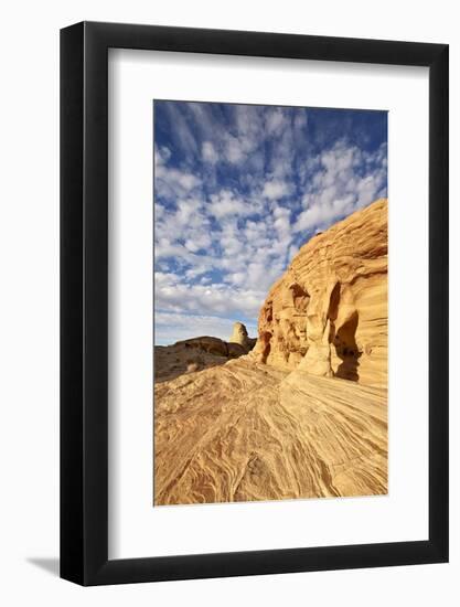 Pillar Arch in Yellow Sandstone, Valley of Fire State Park, Nevada, Usa-James Hager-Framed Photographic Print