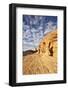 Pillar Arch in Yellow Sandstone, Valley of Fire State Park, Nevada, Usa-James Hager-Framed Photographic Print