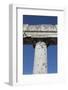 Pillar in Ancient Pompeii, UNESCO World Heritage Site, Campania, Italy, Europe-Martin Child-Framed Photographic Print