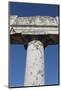 Pillar in Ancient Pompeii, UNESCO World Heritage Site, Campania, Italy, Europe-Martin Child-Mounted Photographic Print