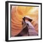 Pillar of Stone in Thin Lizy Canyon, a Slot Canyon, Arizona, USA-Tony Gervis-Framed Photographic Print