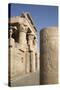 Pillar with Bas-Relief, Forecourt, Temple of Haroeris and Sobek-Richard Maschmeyer-Stretched Canvas