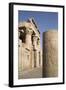 Pillar with Bas-Relief, Forecourt, Temple of Haroeris and Sobek-Richard Maschmeyer-Framed Photographic Print