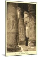 Pillars at Abydos Temple-null-Mounted Art Print