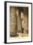 Pillars at Abydos Temple-null-Framed Art Print