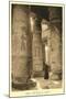 Pillars at Abydos Temple-null-Mounted Art Print