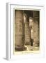 Pillars at Abydos Temple-null-Framed Art Print