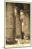 Pillars at Abydos Temple-null-Mounted Art Print