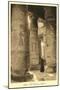 Pillars at Abydos Temple-null-Mounted Art Print