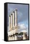 Pillars in Ancient Pompeii, UNESCO World Heritage Site, Campania, Italy, Europe-Martin Child-Framed Stretched Canvas