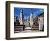 Pillars of 4th-Century Arch with Relief Depicting Two Heracleides, Ephesus, Turkey-null-Framed Premium Giclee Print